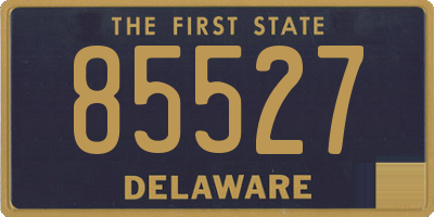 DE license plate 85527