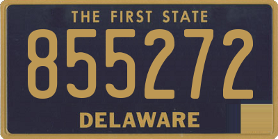 DE license plate 855272