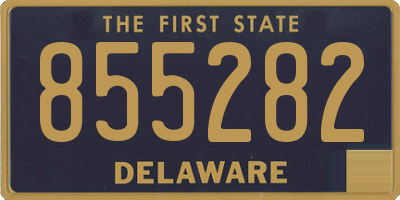 DE license plate 855282