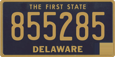 DE license plate 855285
