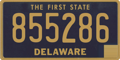 DE license plate 855286