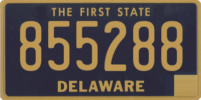 DE license plate 855288