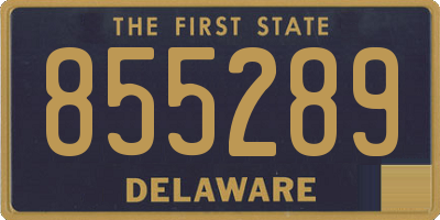 DE license plate 855289