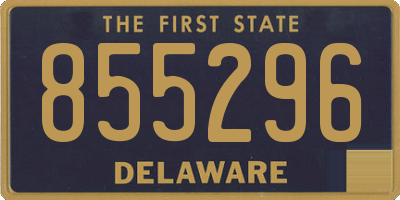 DE license plate 855296