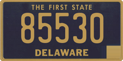 DE license plate 85530