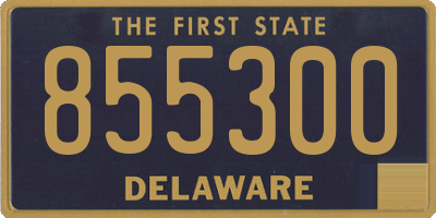 DE license plate 855300