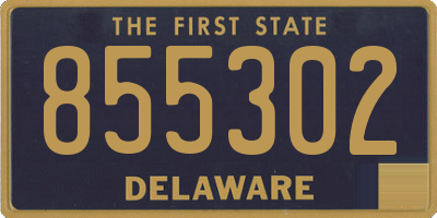 DE license plate 855302