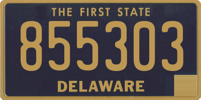 DE license plate 855303