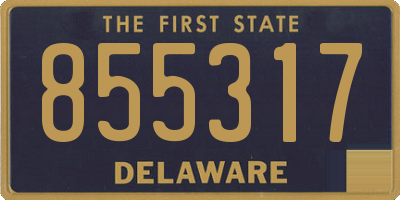DE license plate 855317