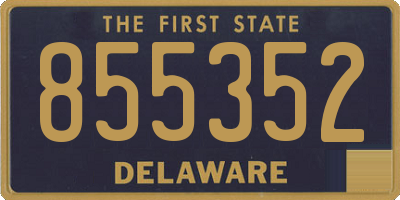 DE license plate 855352