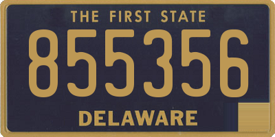 DE license plate 855356