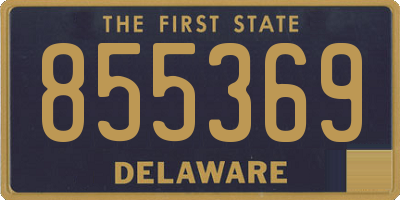 DE license plate 855369