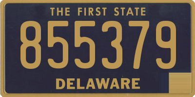 DE license plate 855379