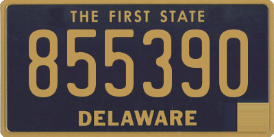 DE license plate 855390