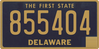 DE license plate 855404