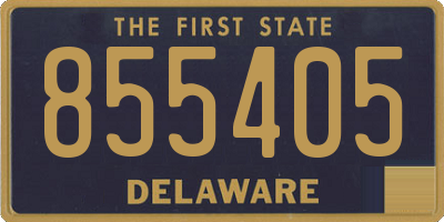 DE license plate 855405