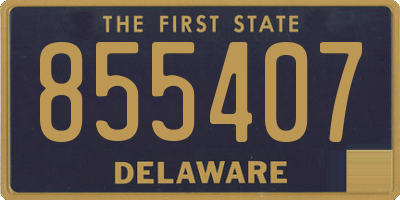 DE license plate 855407