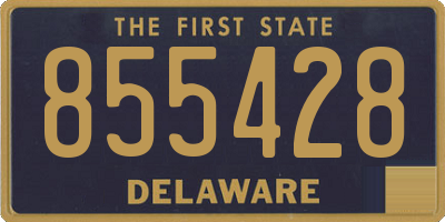 DE license plate 855428