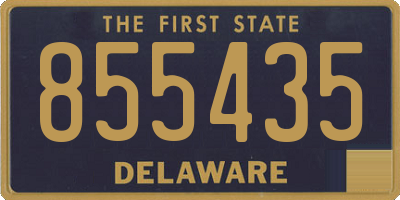 DE license plate 855435