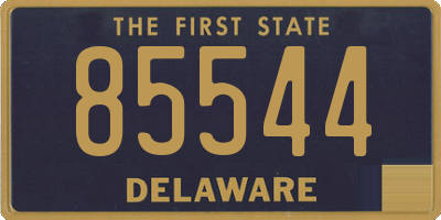 DE license plate 85544