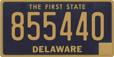DE license plate 855440
