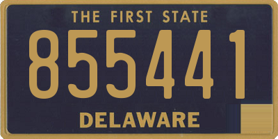 DE license plate 855441