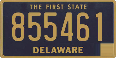DE license plate 855461