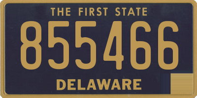 DE license plate 855466