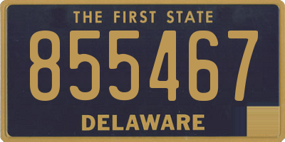 DE license plate 855467