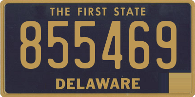 DE license plate 855469