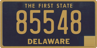 DE license plate 85548