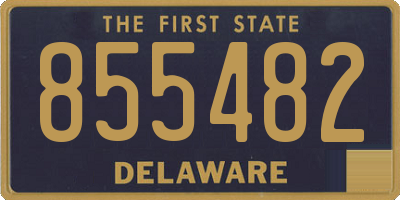 DE license plate 855482