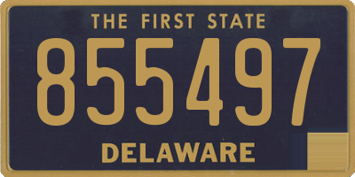 DE license plate 855497
