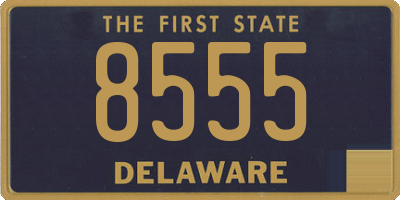 DE license plate 8555