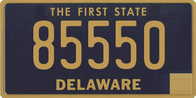 DE license plate 85550