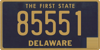 DE license plate 85551