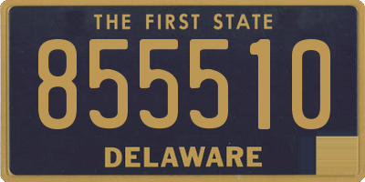 DE license plate 855510