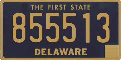 DE license plate 855513