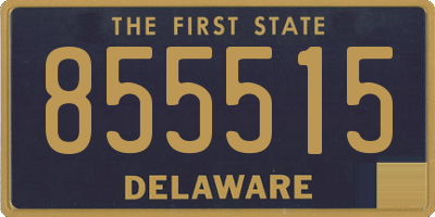 DE license plate 855515