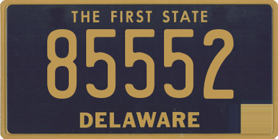 DE license plate 85552