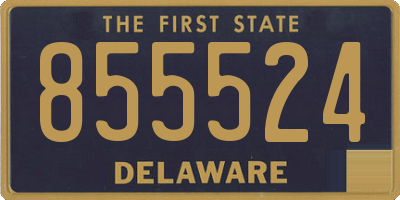 DE license plate 855524