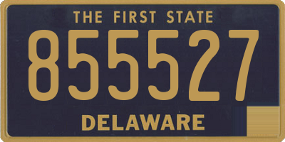 DE license plate 855527