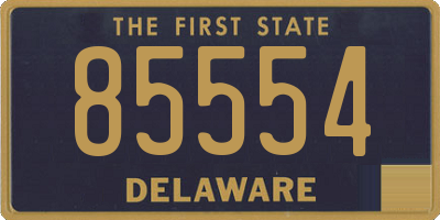 DE license plate 85554