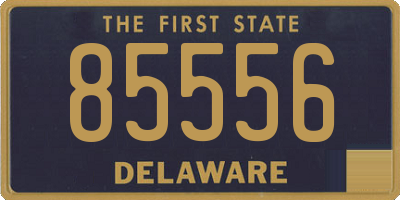 DE license plate 85556