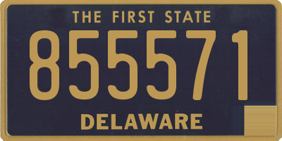 DE license plate 855571