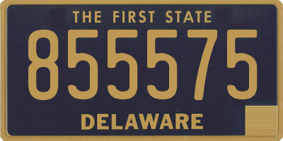 DE license plate 855575