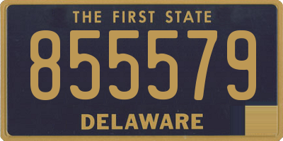 DE license plate 855579