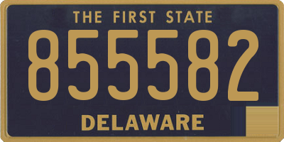 DE license plate 855582