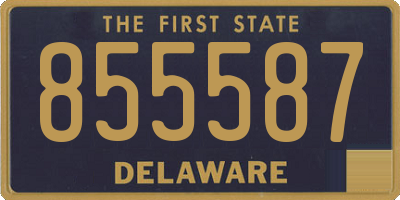 DE license plate 855587