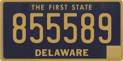 DE license plate 855589